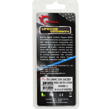 京东PLUS会员： G.SKILL 芝奇 RIPJAWS系列 电竞款 DDR4 2400 笔记本内存条 16GB 图4