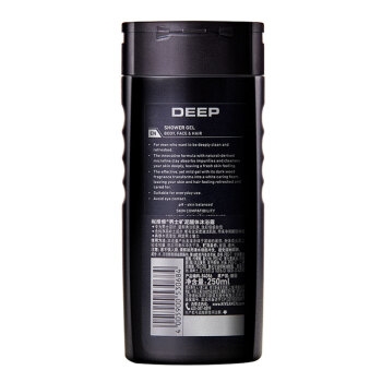 NIVEA 妮维雅 男士深黑DEEP矿泥醒体沐浴露 250ml *2件 图4