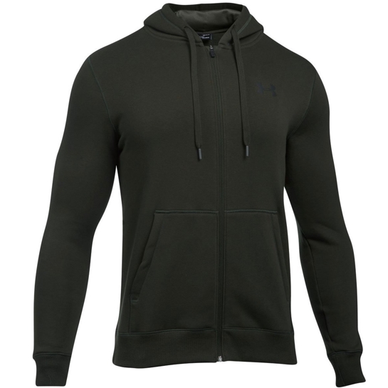 中亚Prime会员、限尺码： UNDER ARMOUR 安德玛 Rival 男款抓绒帽衫 图2