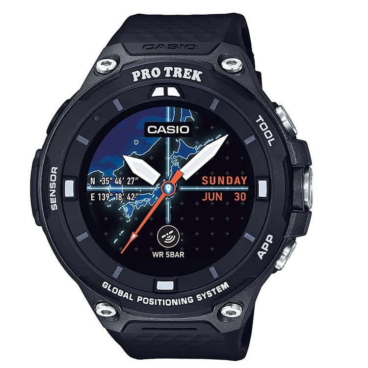 CASIO 卡西欧 WSD-F20-BK RPO TREK GPS智能手表 图1