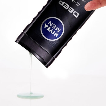 NIVEA 妮维雅 男士深黑DEEP矿泥醒体沐浴露 250ml *2件 图5