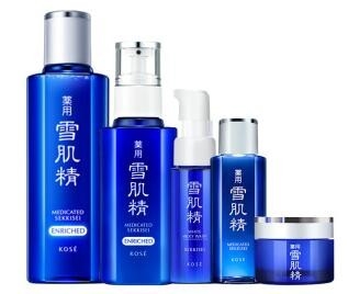 SEKKISEI 雪肌精 明星盈润水乳套装(化妆水180ml+乳液130ml+洗颜20ml+水24ml+凝露6g) 图1
