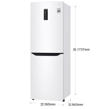 低过双11: LG GR-M29PNPQ 双门冰箱 288升 图5