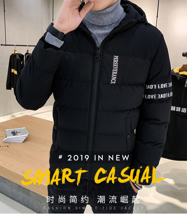 罗思威 男士冬季棉服工装面包服 图1