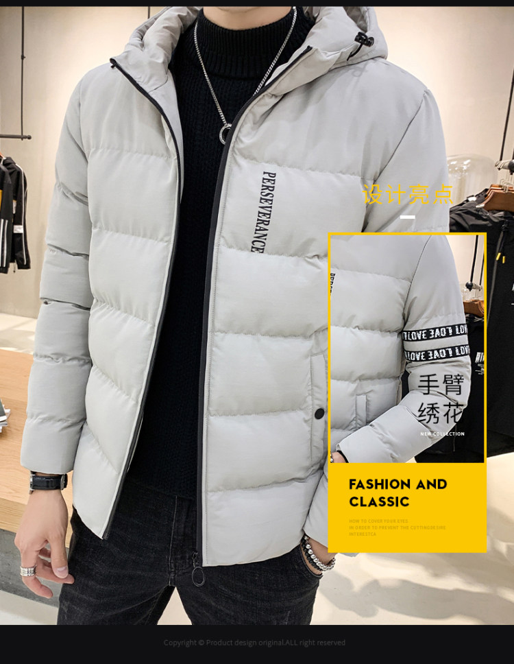 罗思威 男士冬季棉服工装面包服 图12