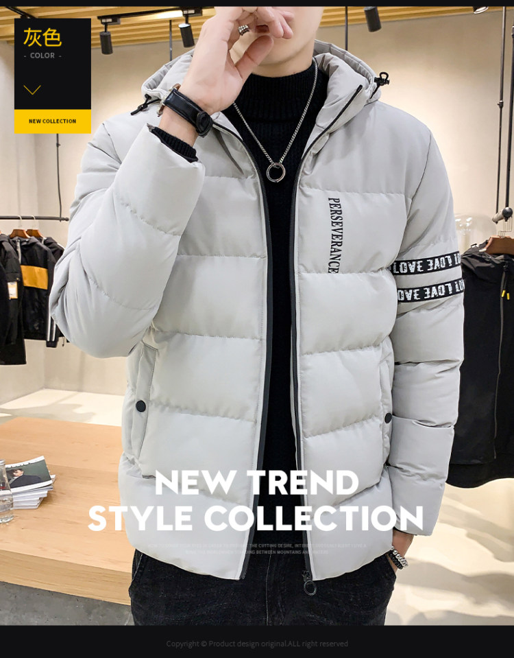 罗思威 男士冬季棉服工装面包服 图11