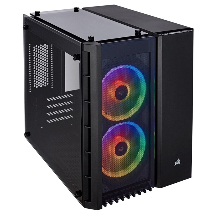CORSAIR 美商海盗船 Crystal 280X RGB 黑色 MATX机箱 图1