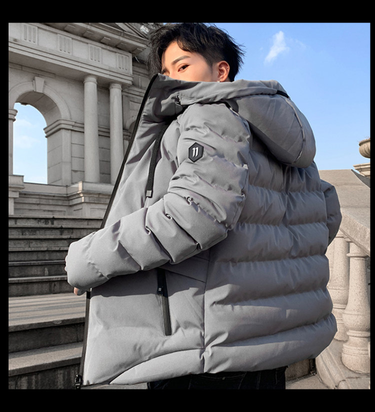 回凡 冬季男加厚棉服 图9