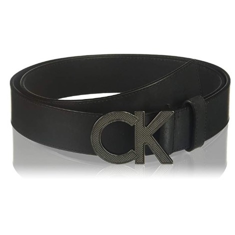 Calvin Klein 38mm Matte Leather 男士标志扣腰带 图1