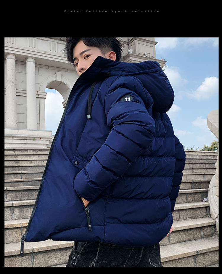 回凡 冬季男加厚棉服 图8