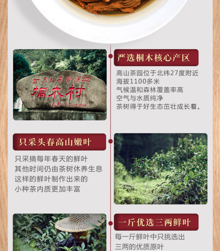 中闽 武夷山特级正山小种125g 图10