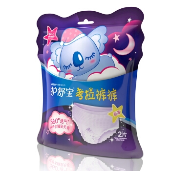 whisper 护舒宝 考拉裤裤安心裤 M-L码 2片（赠液体卫生2片+超净棉6片） 图3