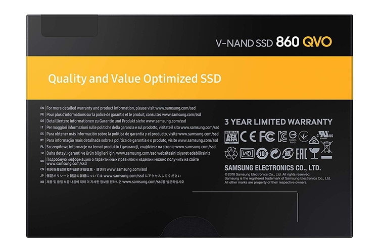 中亚Prime会员： SAMSUNG 三星 860 QVO SATA固态硬盘 1TB 图5