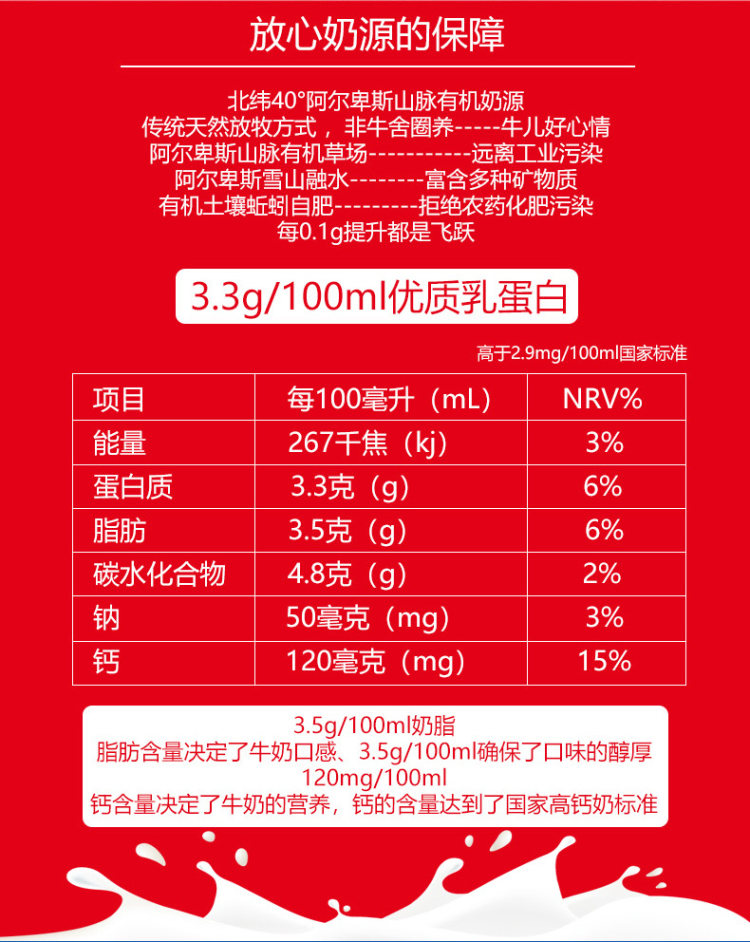 奥地利原装进口 rottaler 全脂高钙纯牛奶 200ml*24盒 图9