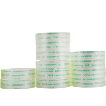 deli 得力 30015 文具胶带 12mmX30y(27.4米) 12卷装 *3件 图2