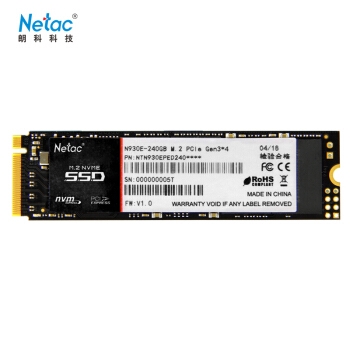 Netac 朗科 绝影N930E 240GB M.2 NVMe固态硬盘 图1