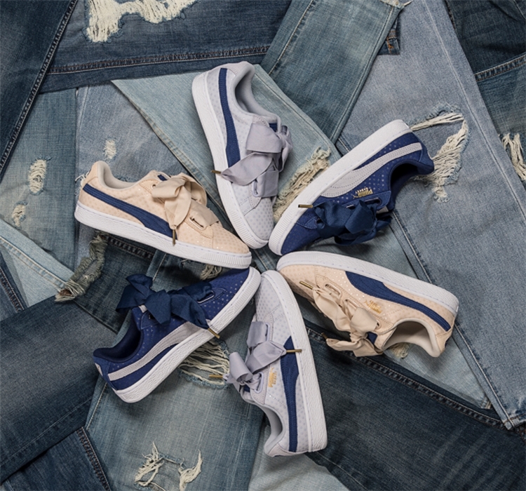 中亚Prime会员、限尺码： PUMA 彪马 Basket Heart Patent 女士休闲运动鞋 图2