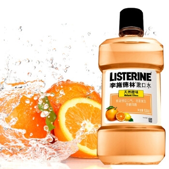 LISTERINE 李施德林 天然橙味 漱口水 500ml *2件 图2
