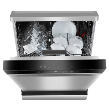 Whirlpool 惠而浦 WFC 3C22PX CN 家用嵌入式洗碗机 14套 银色 图2