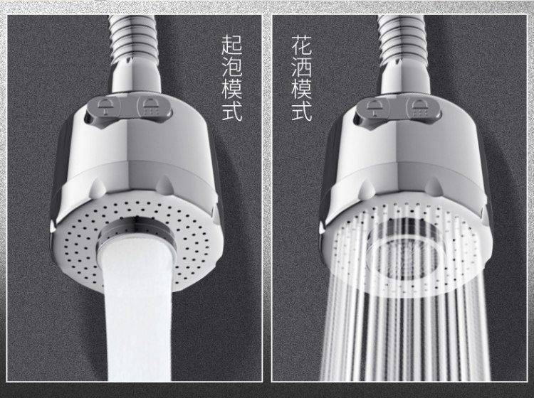 奇邦 水龙头防溅头 短款 图2