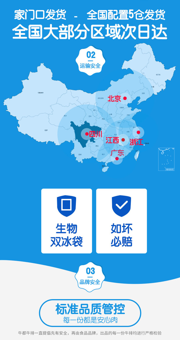 第二份40元 原肉整切 品质菲力黑椒西冷牛排 8片 图10