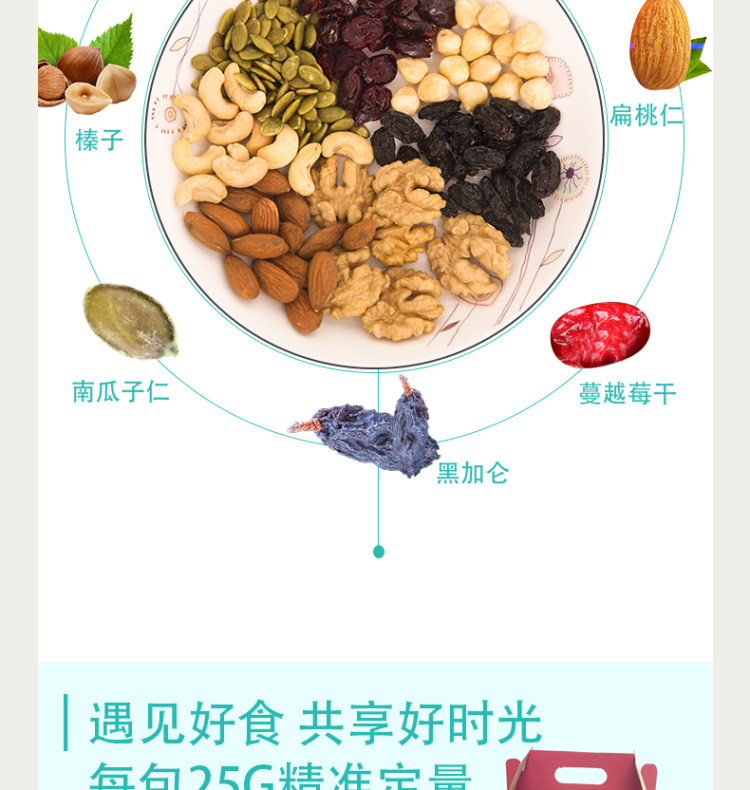 每日坚果30袋 540g 图8