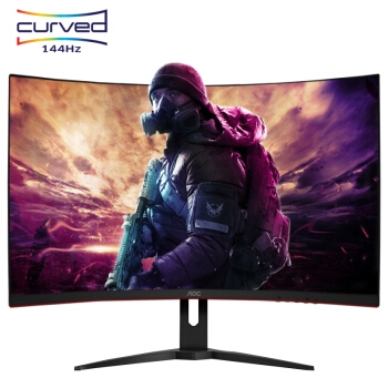 AOC 冠捷 C32G1 31.5英寸 VA显示器（1700R、144Hz、1ms、FreeSync） 图1