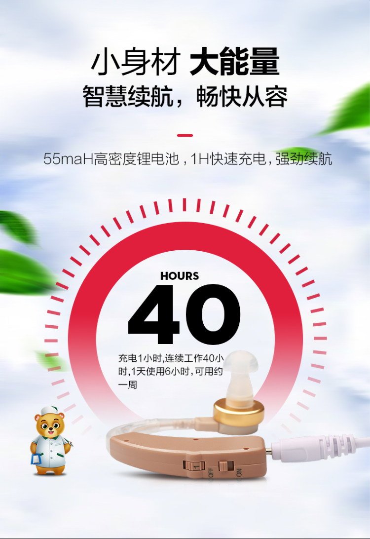 可孚 无线隐形助听器 药店同款 图3