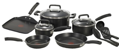 中亚Prime会员： T-fal 特福 Signature Thermo-Spo 厨具套装 12件 图1