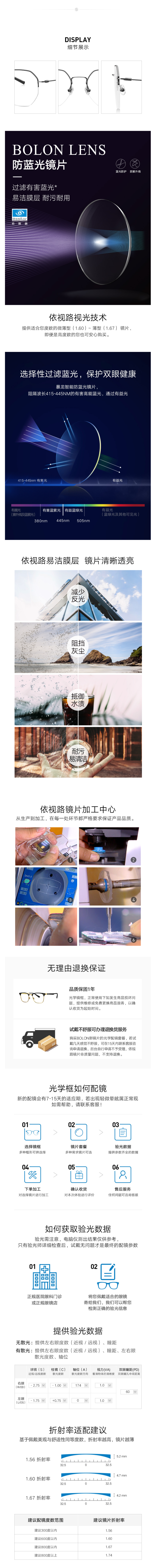 王俊凯同款 暴龙 19新款 不规则菱形镜框 合金光学框架 图4