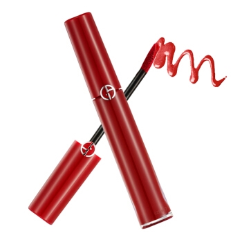 网红爆款: GIORGIO ARMANI 乔治·阿玛尼 臻致丝绒哑光唇釉 6.5ml #400 阿玛尼红 *2件 图5