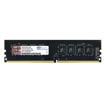 Team 十铨 Elite DDR4 2400 台式机内存 16GB 图1