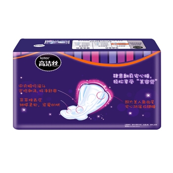 kotex 高洁丝 夜用卫生巾放肆睡 350mm 5片 *3件 图5