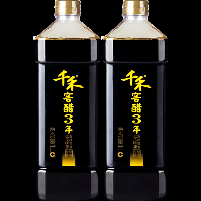千禾 3年陈酿窖醋 1L*2瓶 图1