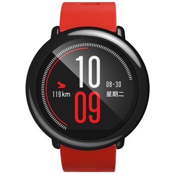 AMAZFIT 智能运动手表 陶瓷表圈 红色 图1