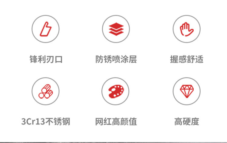 德国 拜格 黑刃刀具六件套装 图2