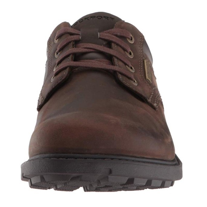 中亚Prime会员、限尺码： ROCKPORT 乐步 Rugged Bucks Plain Toe 男款真皮休闲鞋 图2