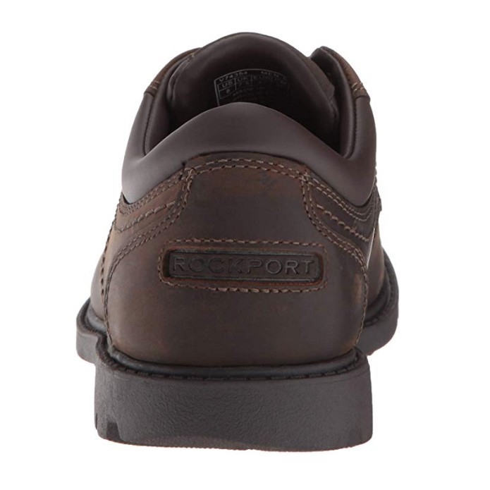 中亚Prime会员、限尺码： ROCKPORT 乐步 Rugged Bucks Plain Toe 男款真皮休闲鞋 图3