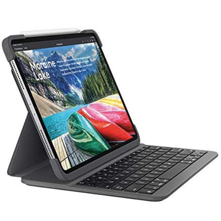Logitech 罗技 Slim Folio Pro 背光键盘保护套（适配iPad Pro 11英寸） 图1