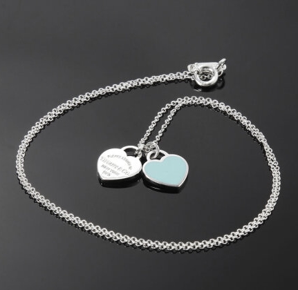 中亚Prime会员、真心好礼： TIFFANY & Co 蒂芙尼 Return to Tiffany系列 27125107 纯银心型项链 图1