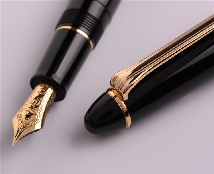 SAILOR 写乐 2021 大型鱼雷 21K M尖钢笔 黑金 图4