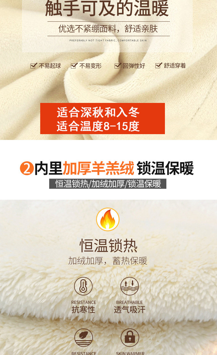 儿童洋气羊羔绒保暖裤男童加绒裤子宝宝运动长裤女童金丝绒棉裤潮 图4