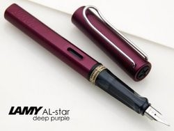 LAMY 凌美 Al Star 恒星系列 钢笔 EF尖 银灰色 龙骨盒套装 含吸墨器 *3件 图1