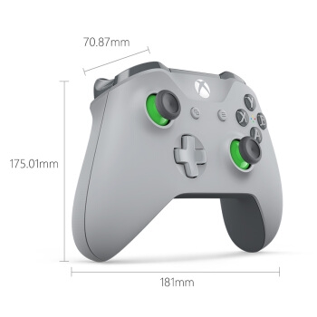 Microsoft 微软 Xbox One S 无线手柄 岩叶灰 图3