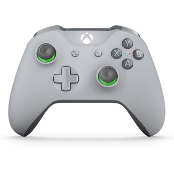 Microsoft 微软 Xbox One S 无线手柄 岩叶灰 图1