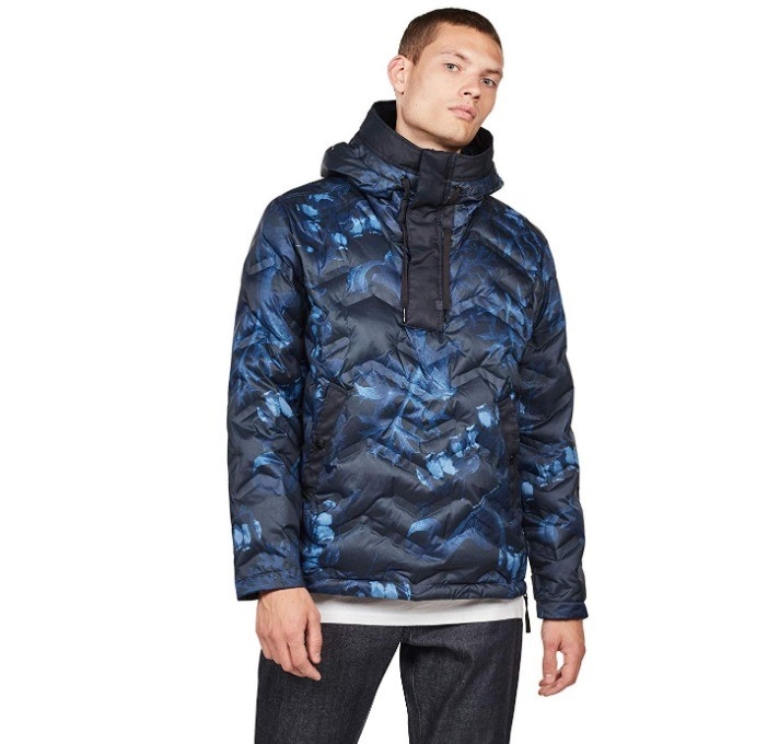 中亚Prime会员、限尺码： G-STAR RAW Attacc 男士连帽羽绒服 图1