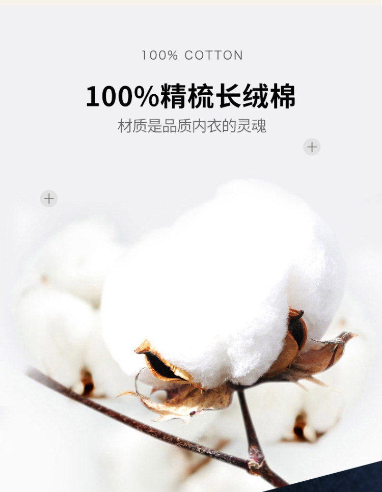 宜而爽 100%全棉秋冬保暖内衣 图3