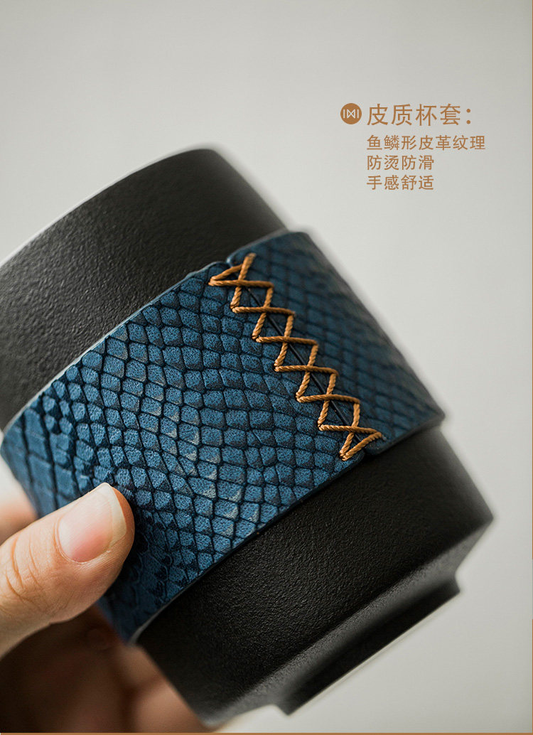 拾壹物 马克杯带盖勺杯子陶瓷咖啡杯 图5