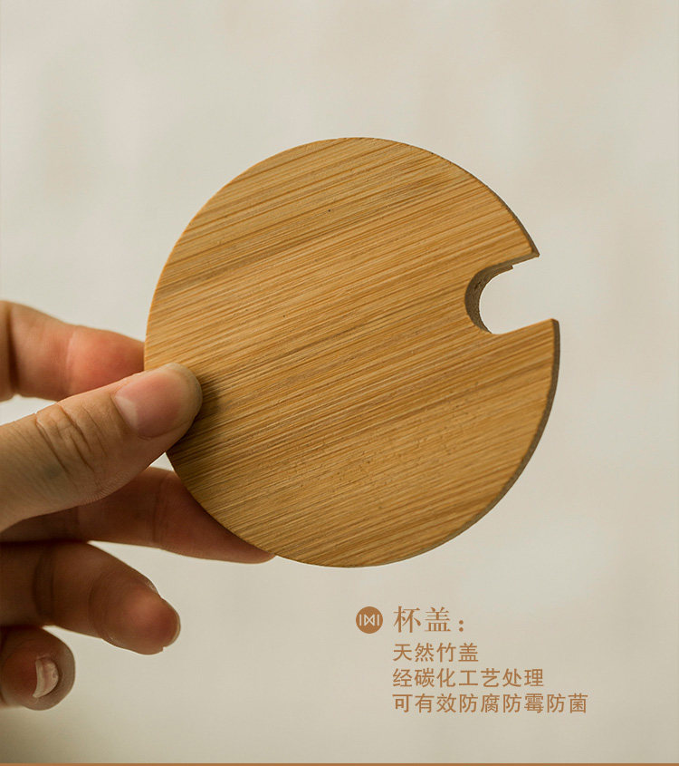 拾壹物 马克杯带盖勺杯子陶瓷咖啡杯 图7