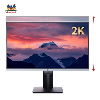 ViewSonic 优派 VX2778-2K-HD 显示器（三边微边框、滤蓝光DC调光、广视角IPS硬屏） 图1